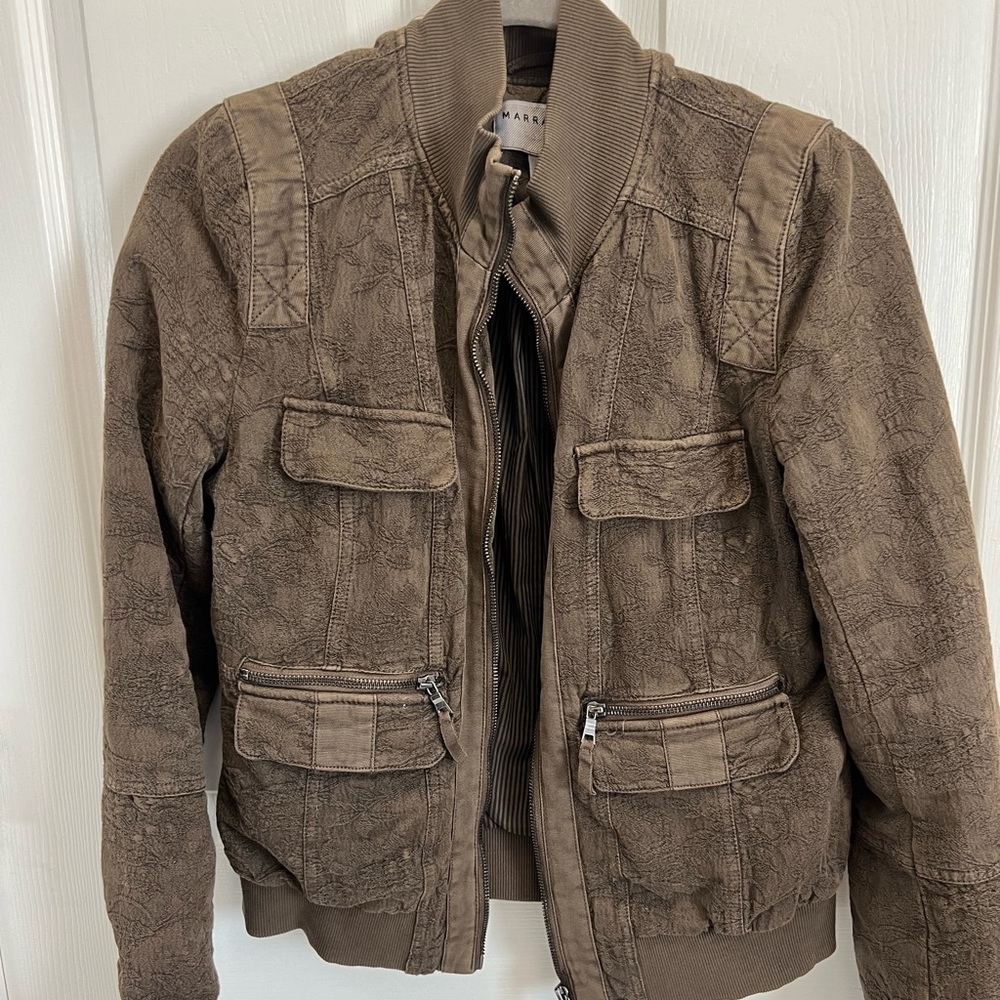 Medium. Anthropologie bomber jacket.